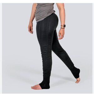 AGOGIE Resistance Pants Leggings +20 L Black Bands CrossFit Ruched Women Weights